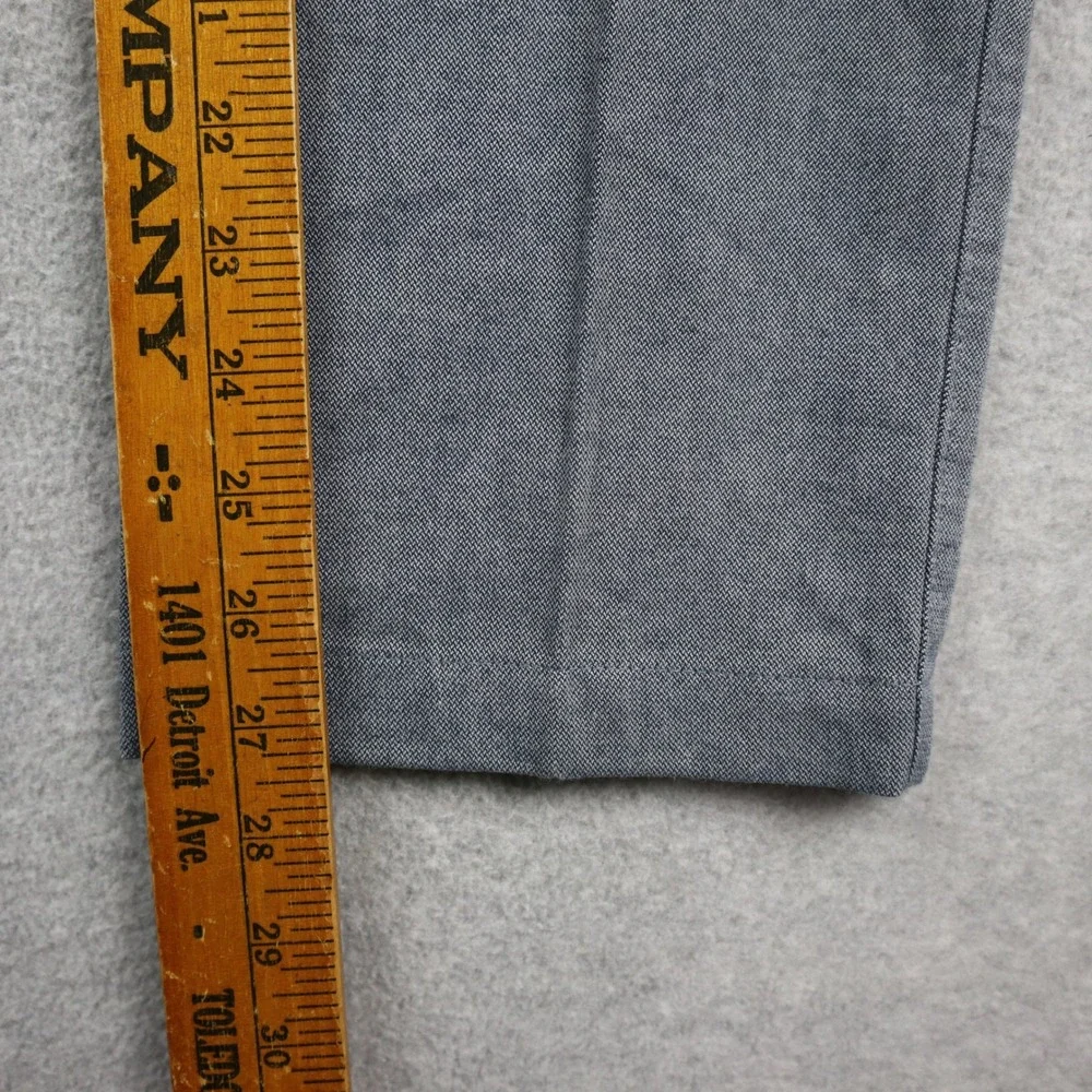 Banana Republic Kentfield Pant Mens 32x30 Blue Cotton Chino Trousers Straight